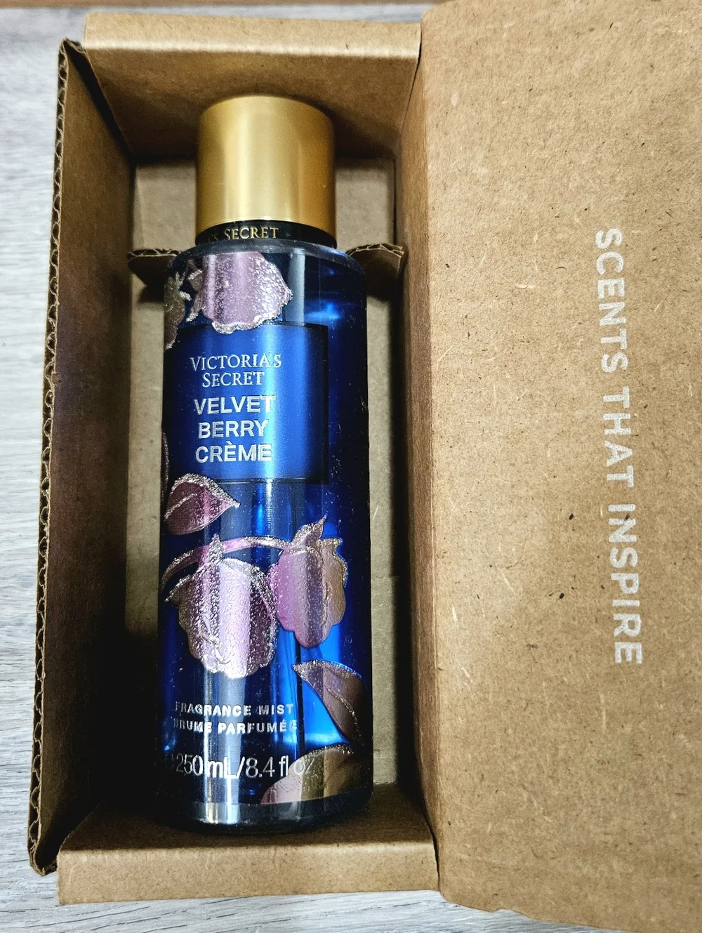 Victoria's Secret VELVET BERRY CREME Body Mist 8.4oz New Womens Fragrance OOS